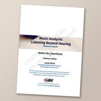 Music Analysis Resource Sheets - Compilation A